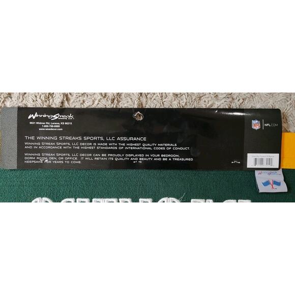 NFL Football GREEN BAY PACKERS World Champions Large 24 x 38 Wool BANNER - Picture 5 of 5